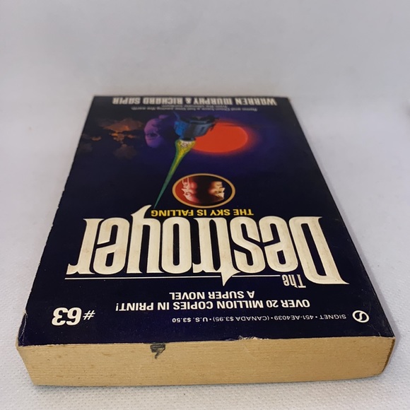 The Destroyer #63 The Sky is Falling Warren Murphy & Richard Sapir 1986 Signet - Picture 8 of 10